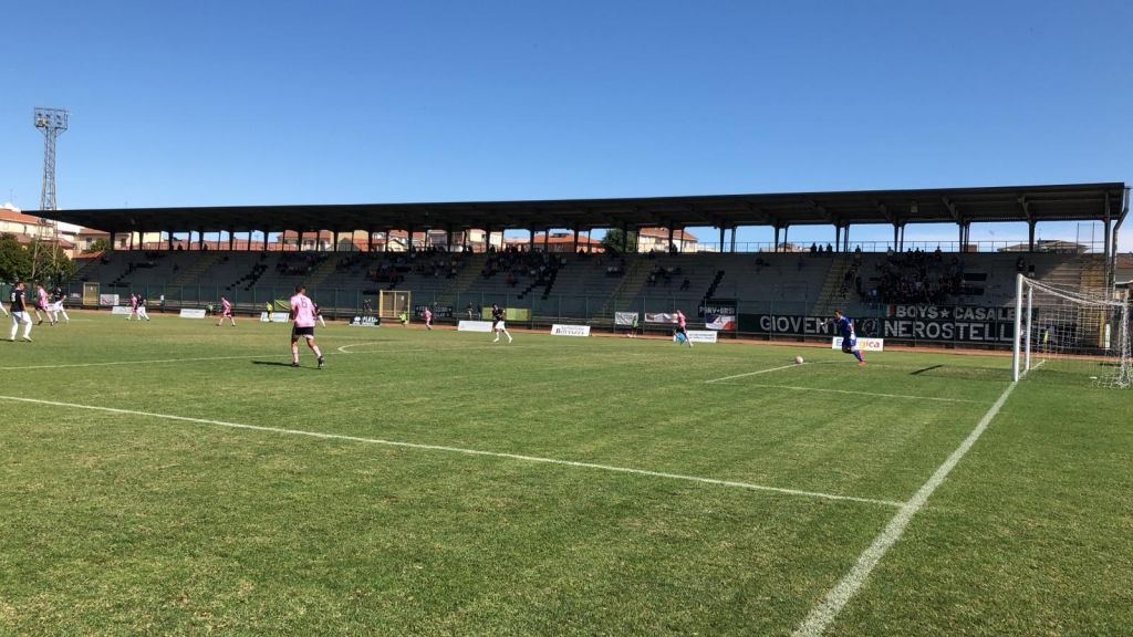 Il primo tempo di Casale - Lavagnese termina 0-0